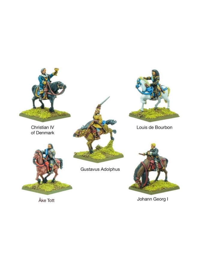 Warlord Games Pike & Shotte Epic Battles - Thirty Years War Protestant Alliance Commanders Military Table Top Wargaming Plastic Model Kit 212412002 - Image 2