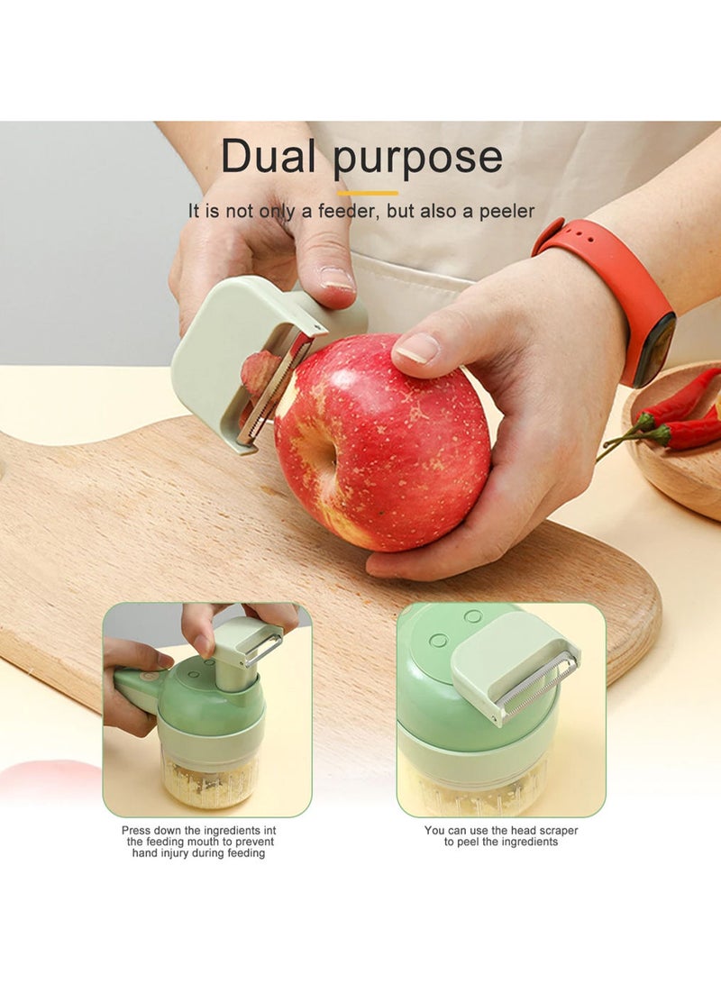 AROAQ Electric Vegetable Chopper Machine For Vegetable Slicer, Garlic Crusher, Meat Grinder  - Image 4