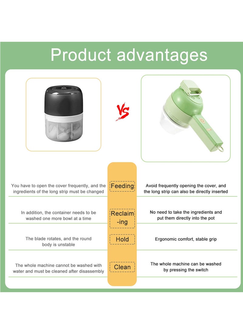 AROAQ Electric Vegetable Chopper Machine For Vegetable Slicer, Garlic Crusher, Meat Grinder  - Image 5