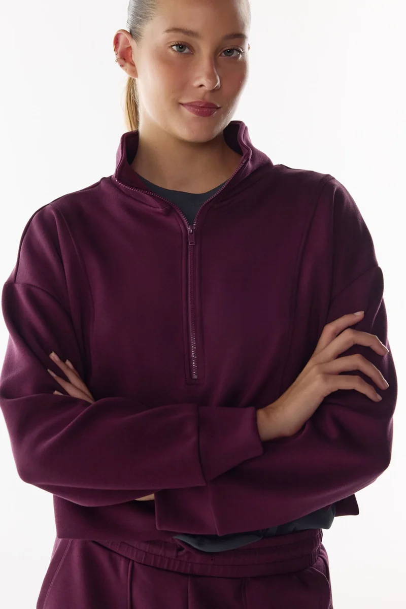 Penti PENTI Silky Touch Half-Zip Sweatshirt