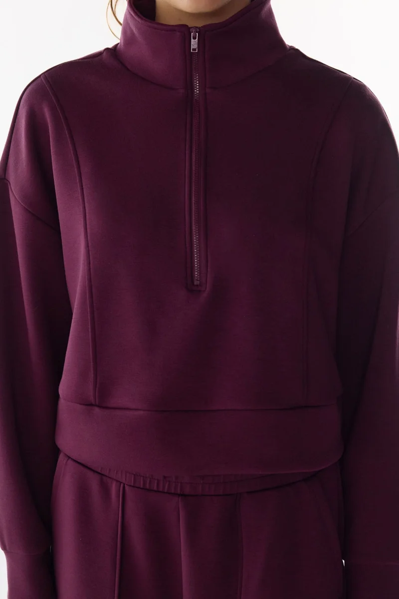 Penti PENTI Silky Touch Half-Zip Sweatshirt