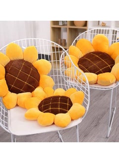 SYOSI Sunflower Flower Plush Pillow, Soft and Comfortable Sunflower Smiley Cushion Colorful Sun Flower Plush for Home Bedroom Shop Restaurant Decor (True Sunflower)  - Image 5