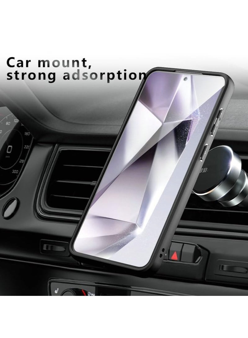 VKL Magnetic Case Compatible with Samsung Galaxy A56 5G Case, Selected TPU Material and Four Corner Airbags Shock and Drop Resistance Cover with Wireless Charging - Image 2