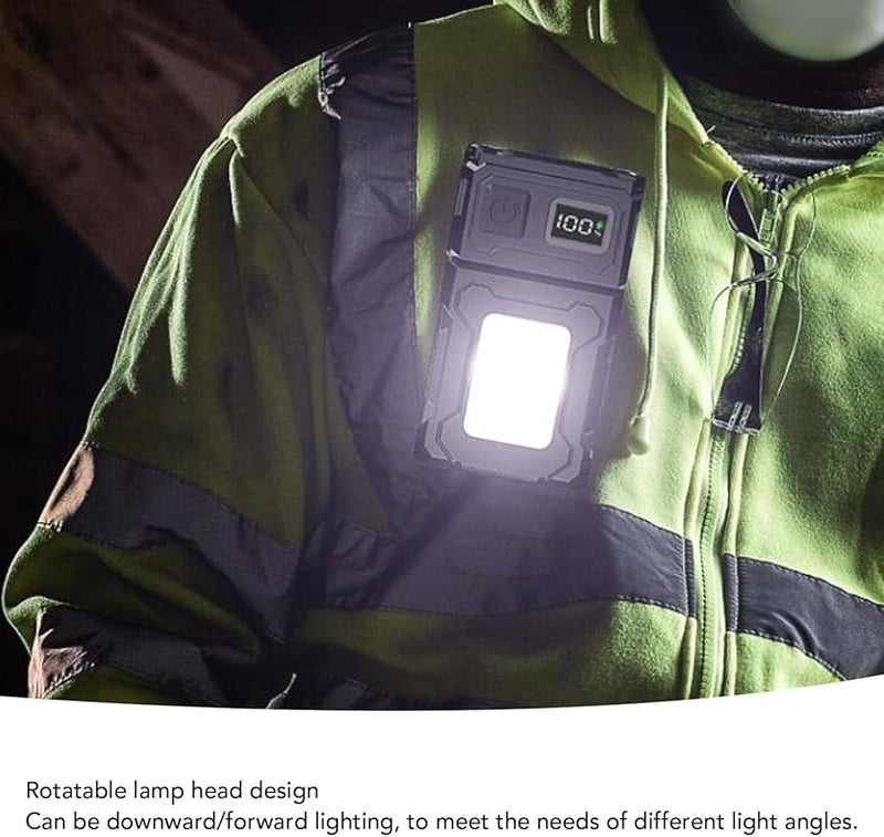 Magnetic Rechargeable COB Flashlight High Brightness For Repairing And Inspection - Image 3