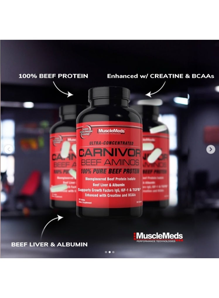 Carnivor Beef Aminos 300 Tablets 100 Serving