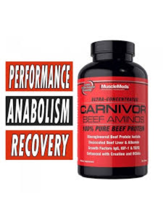 MUSCLEMEDS Carnivor Beef Aminos 300 Tablets 100 Serving - Image 5