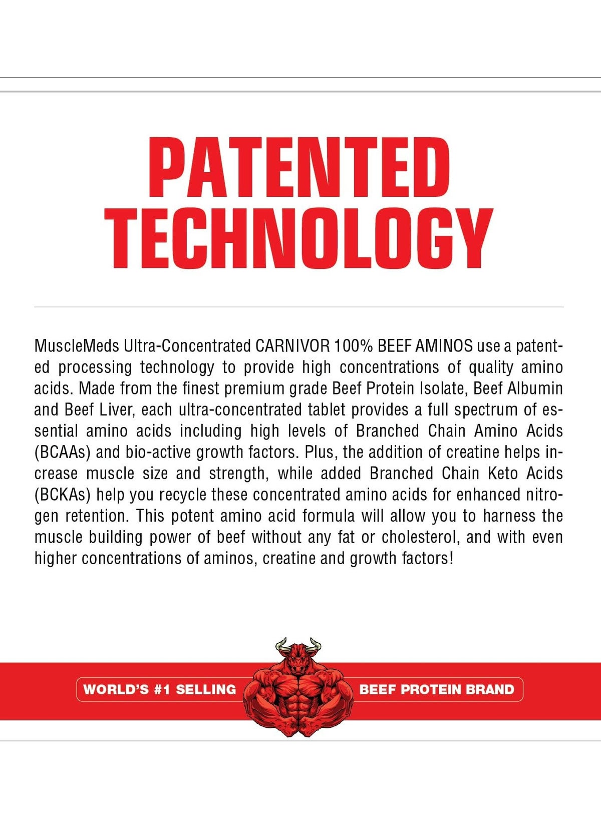 Carnivor Beef Aminos 300 Tablets 100 Serving