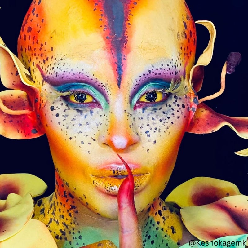 Mehron Makeup Liquid Makeup | Face Paint and Body Paint Perfect for Halloween, Cosplay I Air Brush Compatible 4.5 oz (133 ml) (Yellow) - Image 3