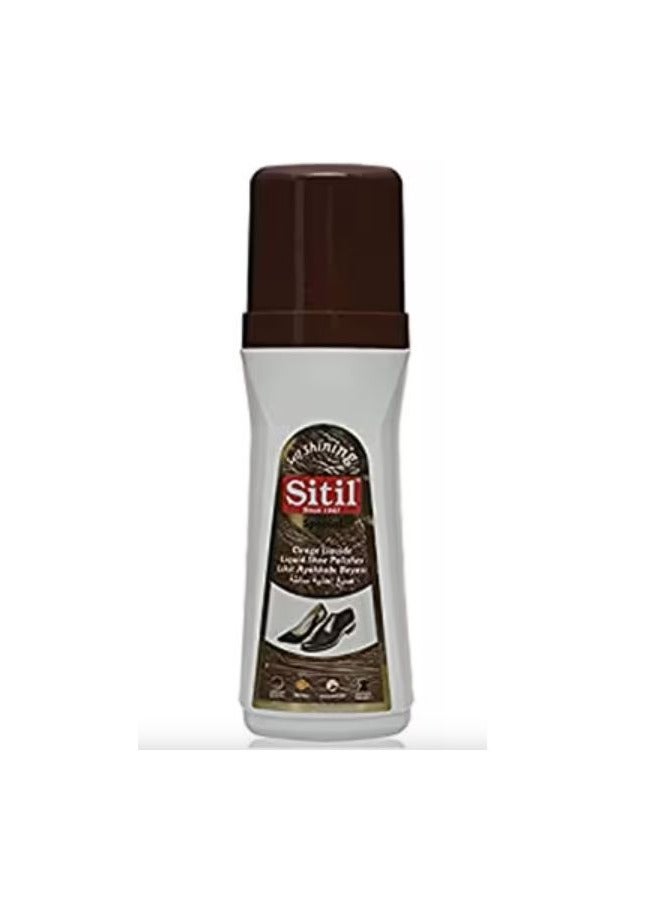 Sitil Self Shining Liquid Shoe Polish - 80 Ml Brown - Image 2