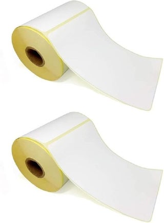 Thermal Paper Stickers for Barcode Printer 10x15cm Address and Barcode Printable Label Sticker- 500 Label Pack Of 2