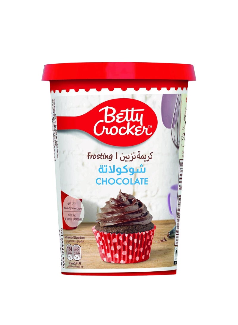 Betty Crocker Chocolate Frosting 400g - Image 1
