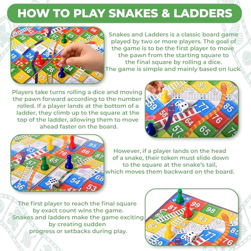 RATNA'S Ludo and Snake Ladder SR. Ratna - Image 4