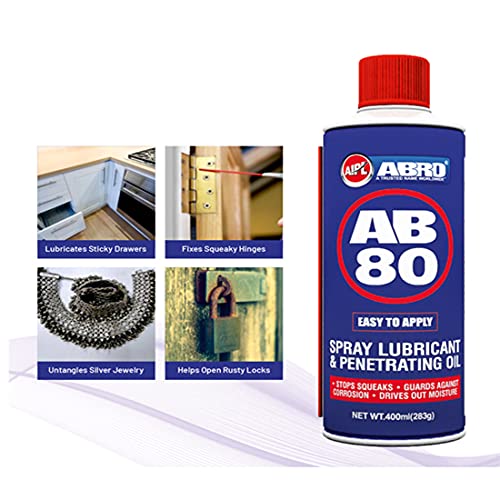 ABRO AB-80-400 Spray Lubricant & Penetrating Oil Corrosion Inhibitor Loose Rusted Nuts & Fasteners (400 ml) - Image 4