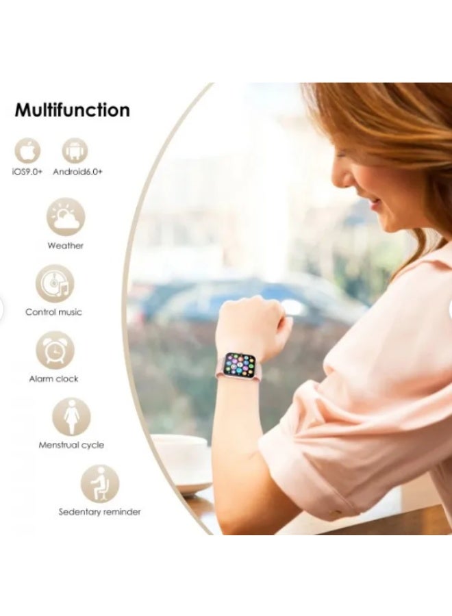 Blackview R50 Smartwatch with Sleep & Heart Rate Monitor, 100+ Sports Modes – Pink - Image 4