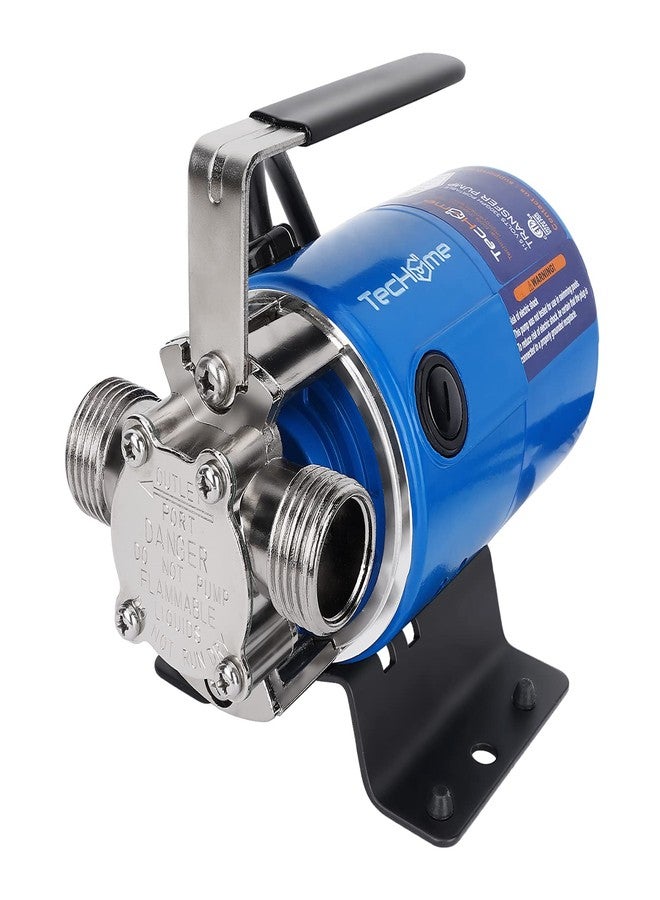 Techome Pump with Hose, 115V 1/10HP 330GPH Power Water Pump Transfer Drain Pump, with Suction Hose Kit. - Image 1