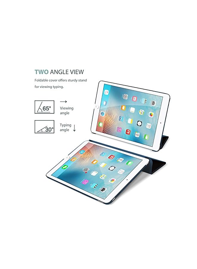 Procases iPad Air (3rd Gen) 10.5" 2019 / iPad Pro 10.5" 2017 Case, Ultra Slim Lightweight Stand Smart Case Shell with Translucent Frosted Back Cover for Apple iPad Air (3rd Gen) 10.5" 2019 –Navy Blue - Image 5