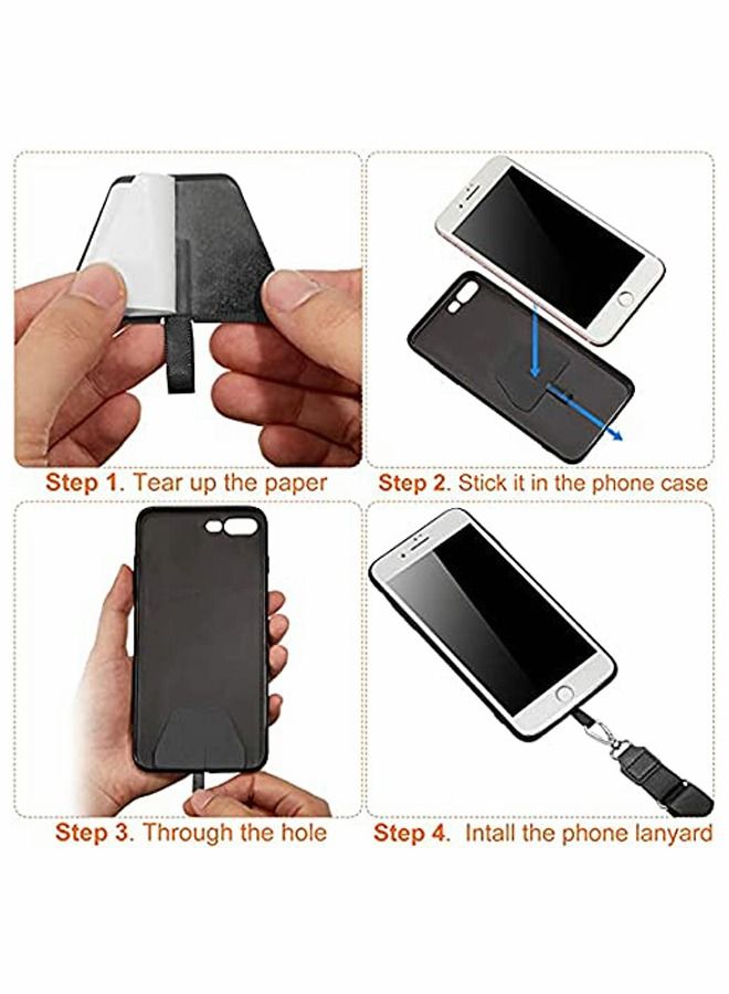 KASTWAVE 3 Pcs Universal Phone Lanyards, Adjustable Phone Neck Strap with 3 Pads Compatible with Phone Case Key - Image 5