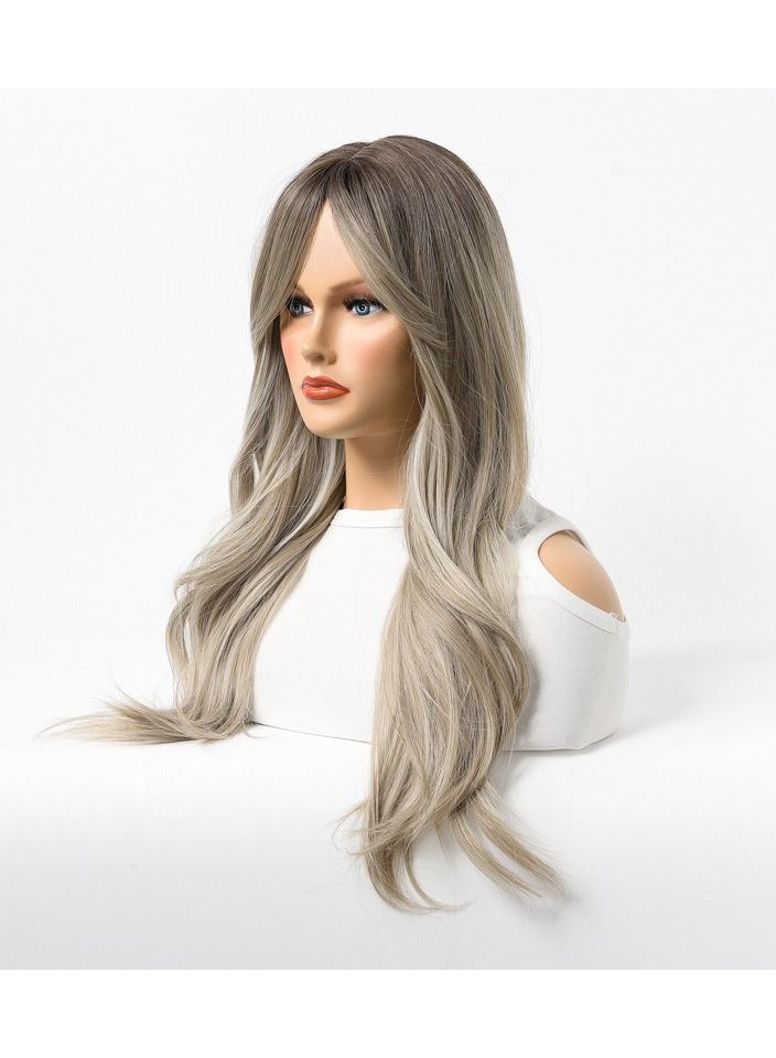 إستيل شعر مستعار Estelle شعر طويل مجعد طويل مموج متوسط ​​طويل رأس كامل رمادي - Image 2