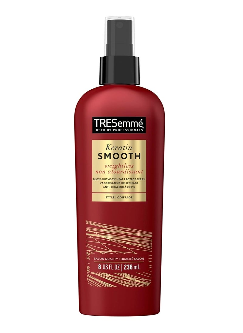 Tresemme Keratin Smooth Heat Protection Spray Clear 236ml  - Image 1