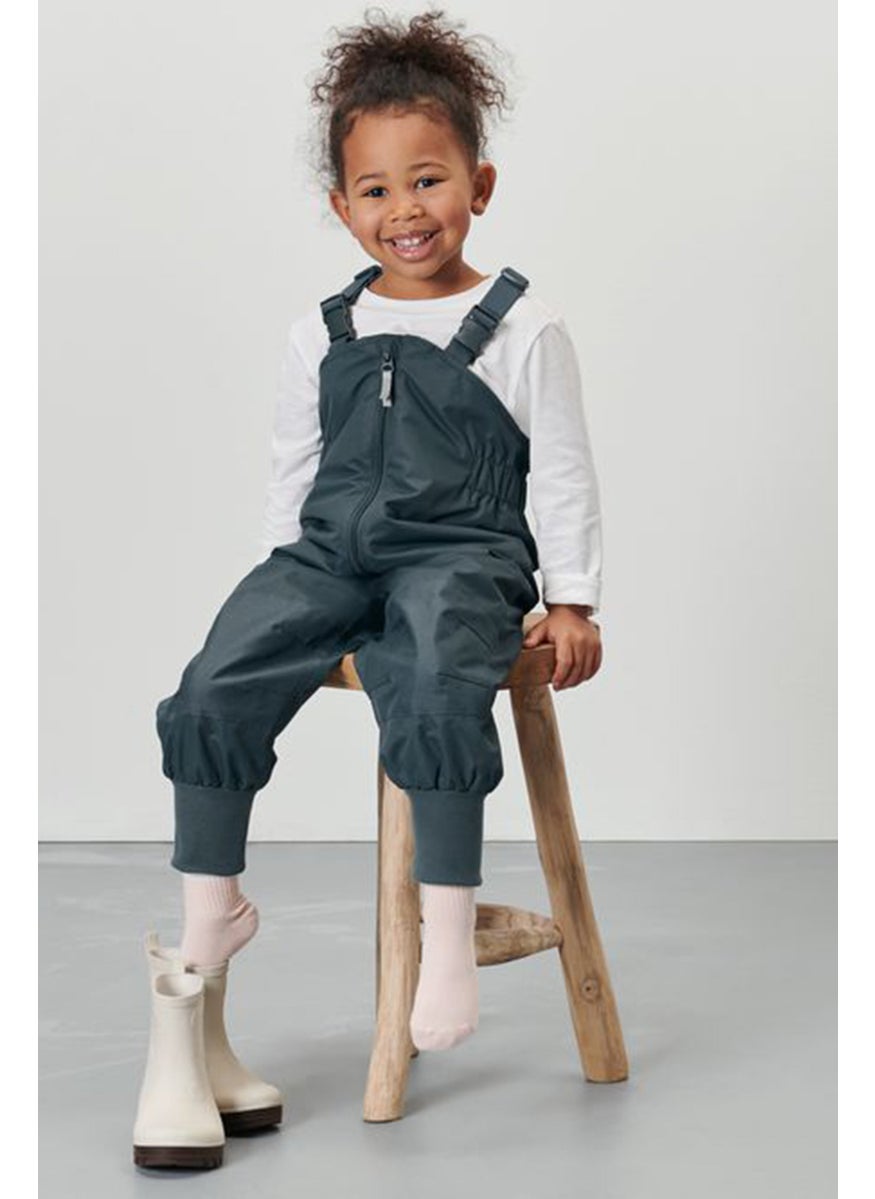 Tchibo Toddlers Boy Solid Thermal Rain Pants, Slate Blue  - Image 1