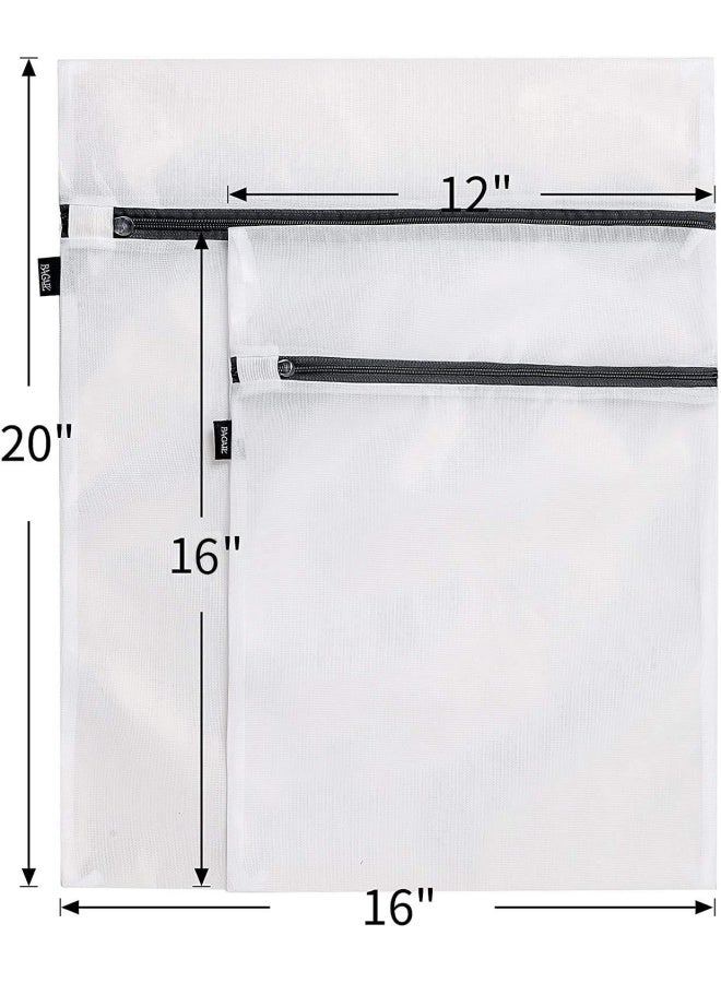 BAGAIL Mesh Laundry Bags Washing Machine Wash Bags Reusable And Durable Mesh Wash Bags For Delicate Blouse Hosiery Underwear Bra Lingerie And Baby Clothes Great For Travel Storage Organization - Image 2