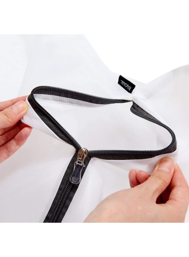 BAGAIL Mesh Laundry Bags Washing Machine Wash Bags Reusable And Durable Mesh Wash Bags For Delicate Blouse Hosiery Underwear Bra Lingerie And Baby Clothes Great For Travel Storage Organization - Image 3