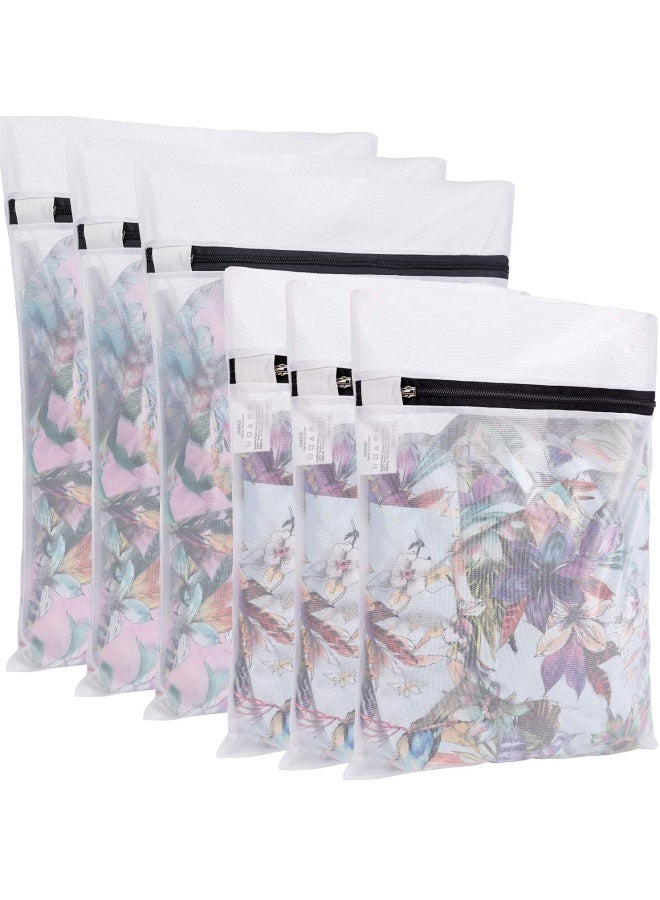 BAGAIL Mesh Laundry Bags Washing Machine Wash Bags Reusable And Durable Mesh Wash Bags For Delicate Blouse Hosiery Underwear Bra Lingerie And Baby Clothes Great For Travel Storage Organization - Image 1