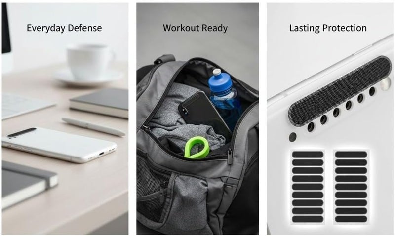 20 Pcs Mobile Phone Speaker Dust Protector, Phone Speaker Mesh Cover for Earpiece, Universal Adhesive Dust Stickers, Includes Ethanol Pad and Tweezers, 0.6/0.9 in/1.6/2.2cm - Image 3