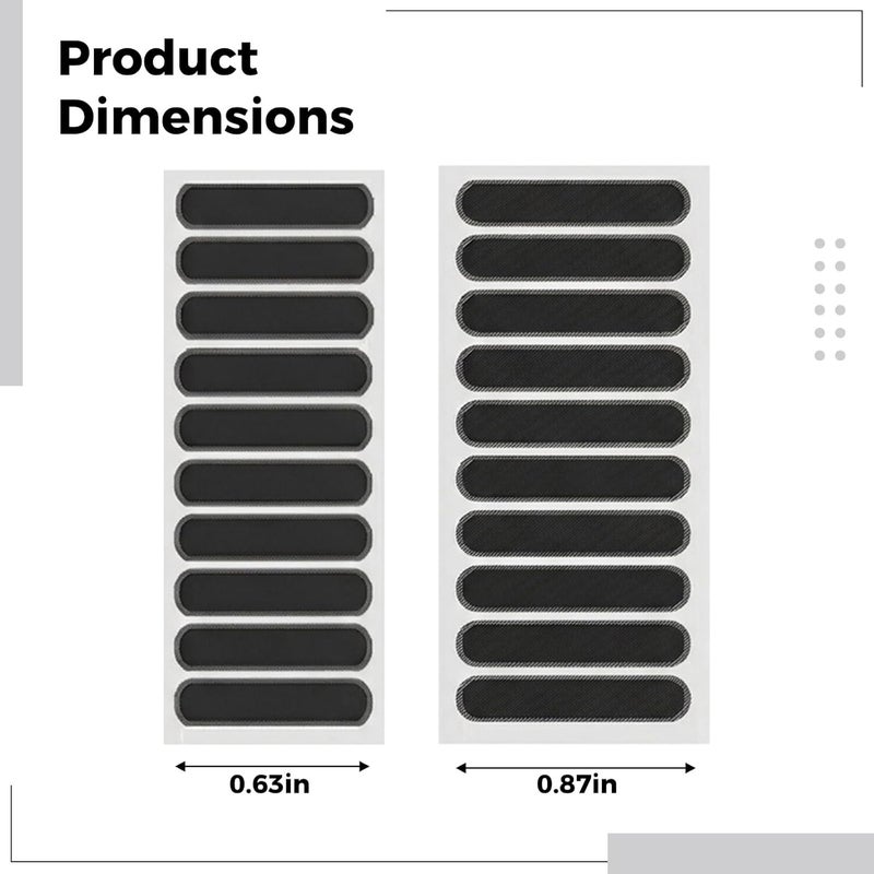 20 Pcs Mobile Phone Speaker Dust Protector, Phone Speaker Mesh Cover for Earpiece, Universal Adhesive Dust Stickers, Includes Ethanol Pad and Tweezers, 0.6/0.9 in/1.6/2.2cm - Image 2
