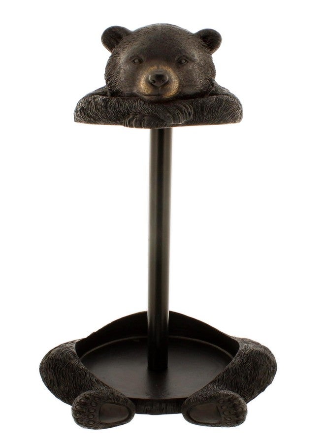 The Bridge Collection Black Bear Paper Towel Holder - Rustic Cabin and Lodge Style Kitchen Decor - Woodland Animal Countertop Dispenser - Image 2