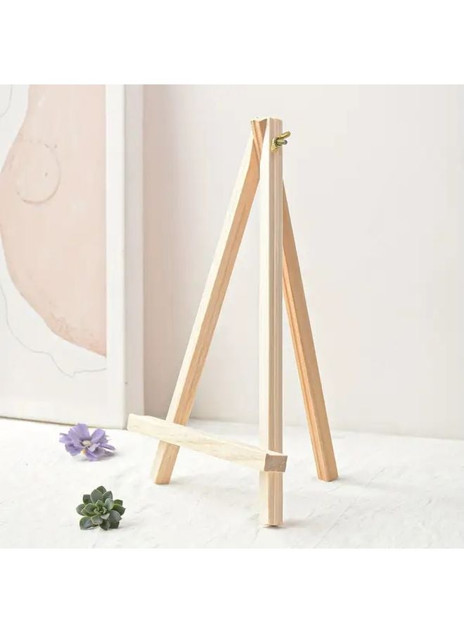 1 قطعة حامل خشبي مصغر قابل للتعديل من الطراز العتيق لحمل الأجهزة اللوحية والهواتف وإطارات الصور على المكتب - Image 5