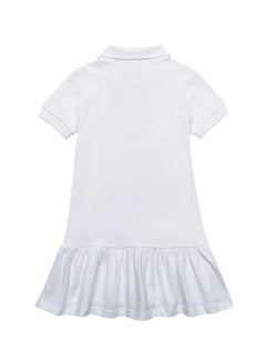 MINOTI Kids Girls Polo Dress With A Frill  - Image 2