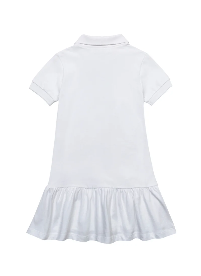 مينوتي Kids Girls Polo Dress With A Frill