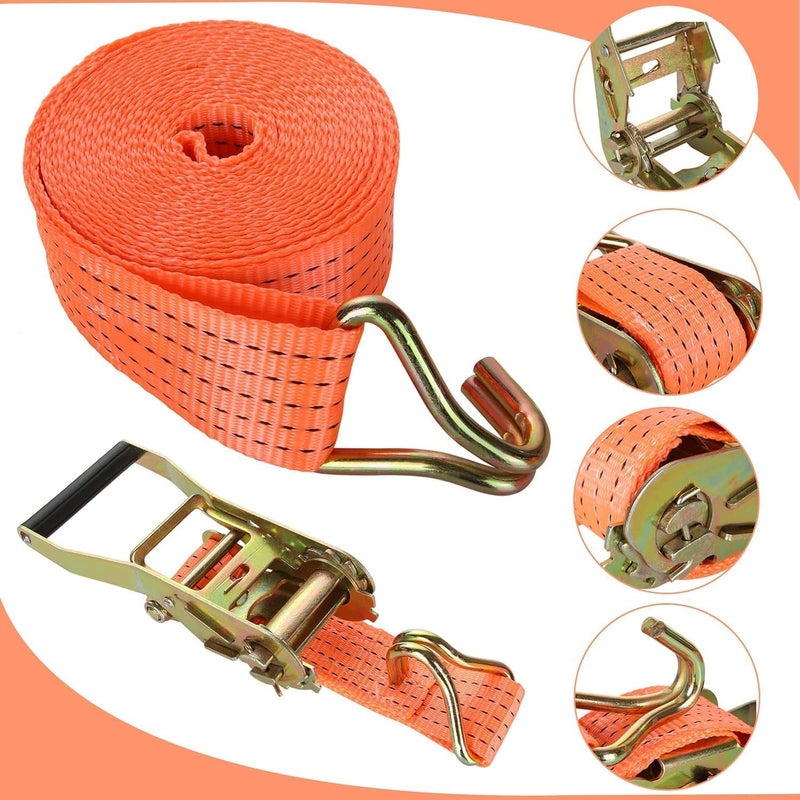 Inditrust أحزمة ربط رافعة، 10 متر، سعة تحميل 1500 كجم، ثقيلة مع مشبك قفل كام مبطن - Image 4