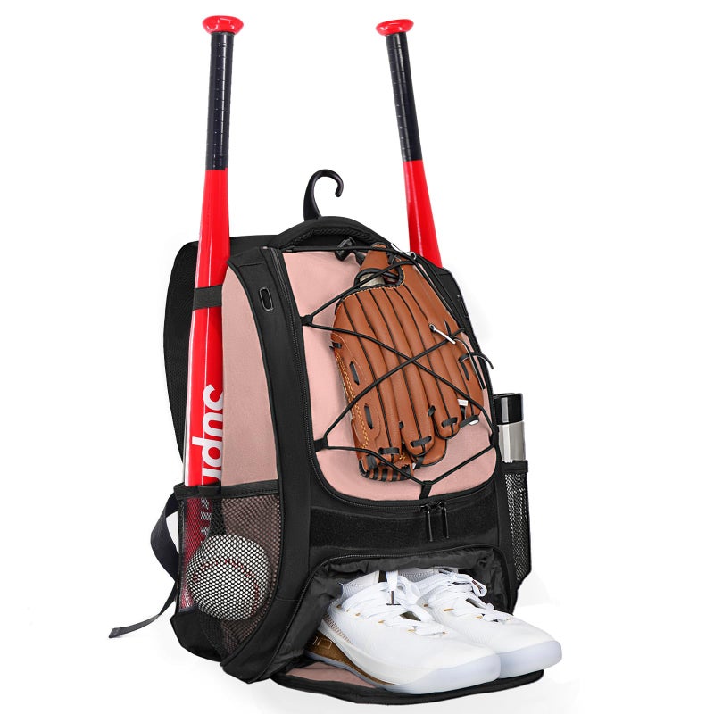Goloni Baseball Bag,Backpack for Baseball, T-Ball & Softball Equipment & Gear,Softball Bag with Shoe Compartment,Fence Hook - Image 1