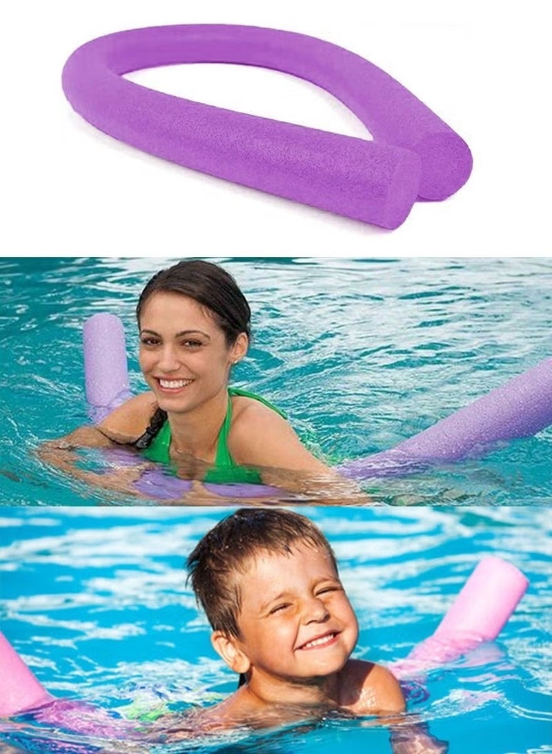 Toy Box Swimming Noodle Foam Float Aid for Water Relaxation and Sports - Purple - Image 1