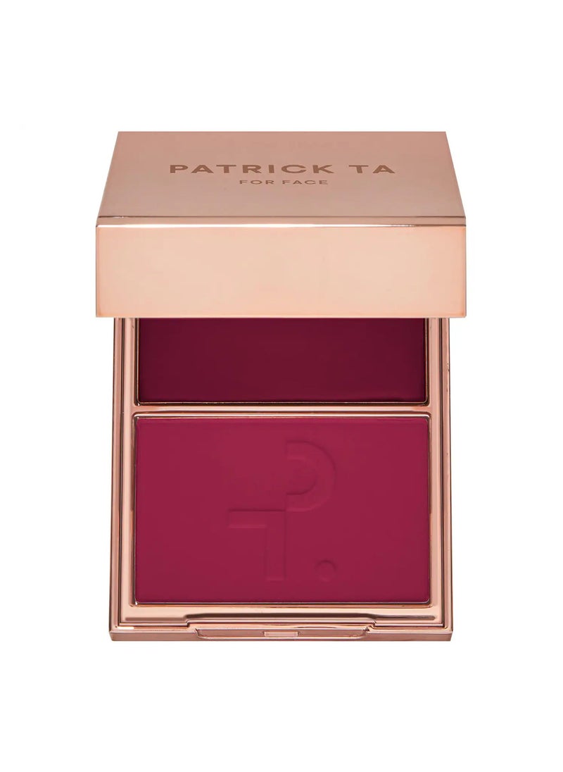 Patrick Ta PATRICK TA Major Headlines Double-Take Crème & Powder Blush Duo- She's Wanted  - Image 1