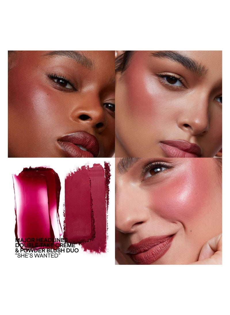 Patrick Ta PATRICK TA Major Headlines Double-Take Crème & Powder Blush Duo- She's Wanted  - Image 3