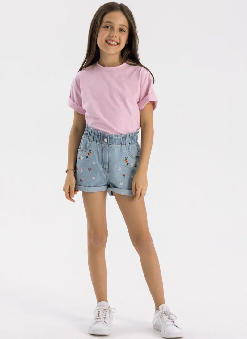 مينوتي شورت جينز للبنات الرضع - Image 4