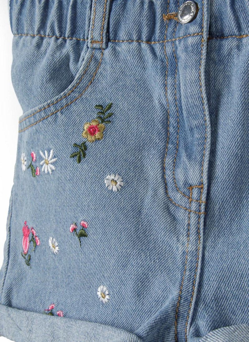 مينوتي شورت جينز للبنات الرضع - Image 3