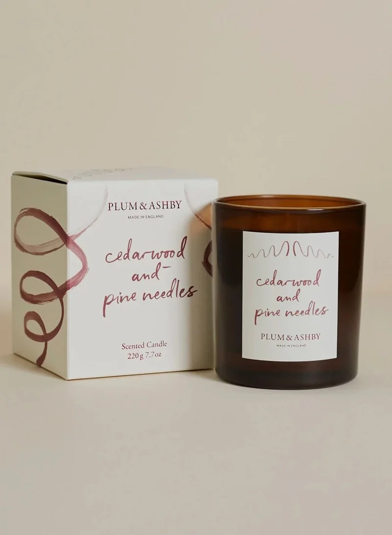 Plum & Ashby Cedarwood & Pine Needles Candle