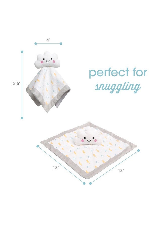 Pearhead Cloud Security Blanket, Soft Baby Lovey for Babies, Snuggle Toy Stuffed Animal, Newborn Infant and Toddler Security Toy, Baby Boy or Baby Girl Lovie, New Baby Gift, White Cloud Lovey - Image 3