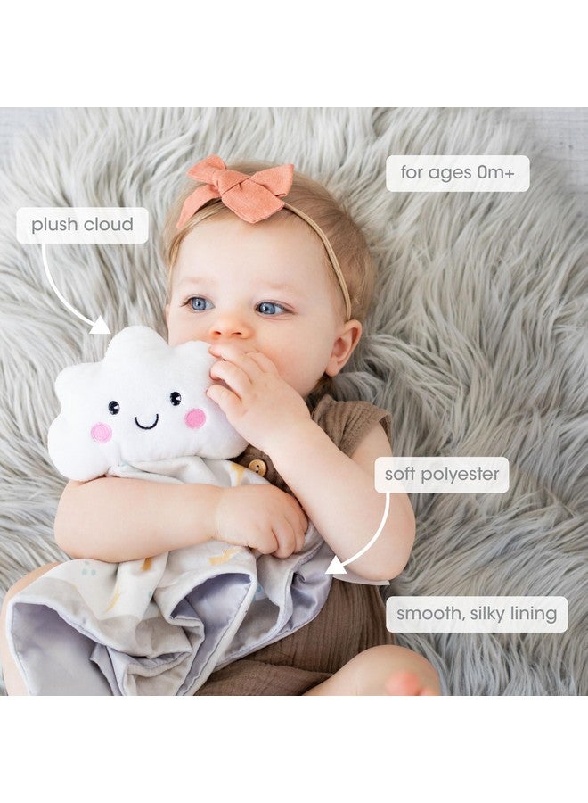 Pearhead Cloud Security Blanket, Soft Baby Lovey for Babies, Snuggle Toy Stuffed Animal, Newborn Infant and Toddler Security Toy, Baby Boy or Baby Girl Lovie, New Baby Gift, White Cloud Lovey - Image 2