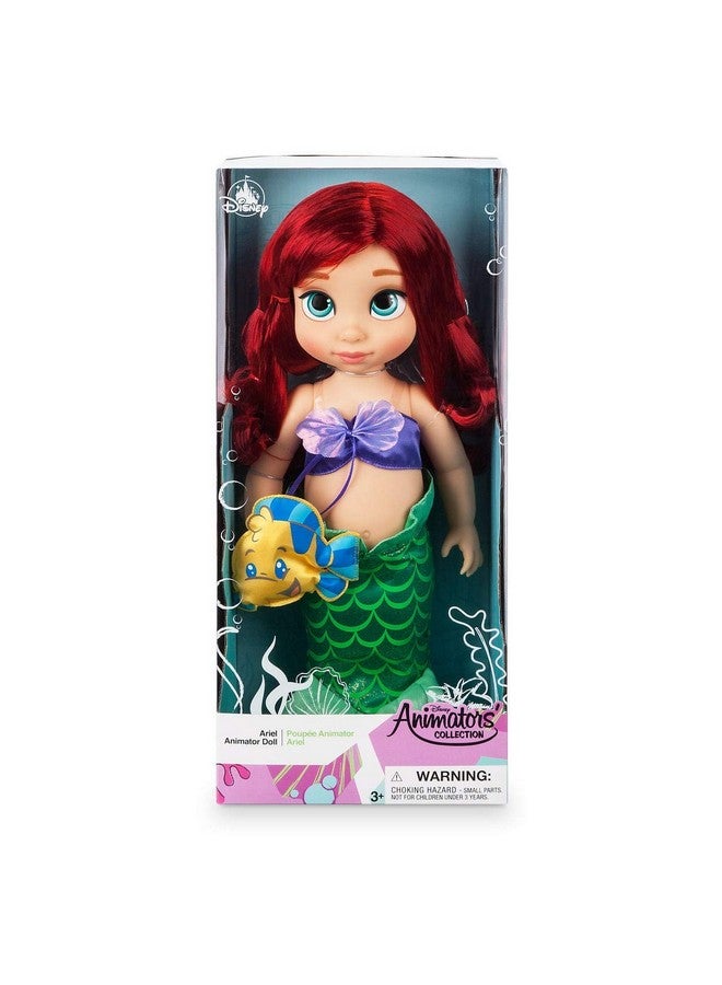 Disney Store Official Animators' Collection Ariel Doll, The Little Mermaid, 16 Inch Toy Figure, Detailed Plush Sculpting with Embroidered Features, Ideal Gift and Little Mermaid Fans - Image 4