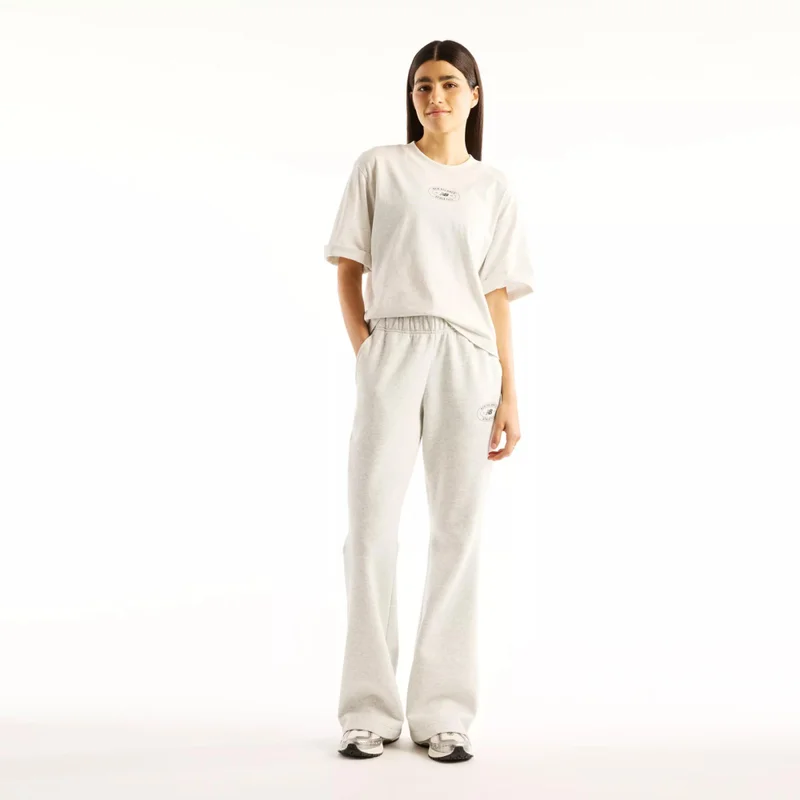 New Balance Ash Heather Women's Reimagined Relaxed T-Shirt for Women | Best Price UAE
