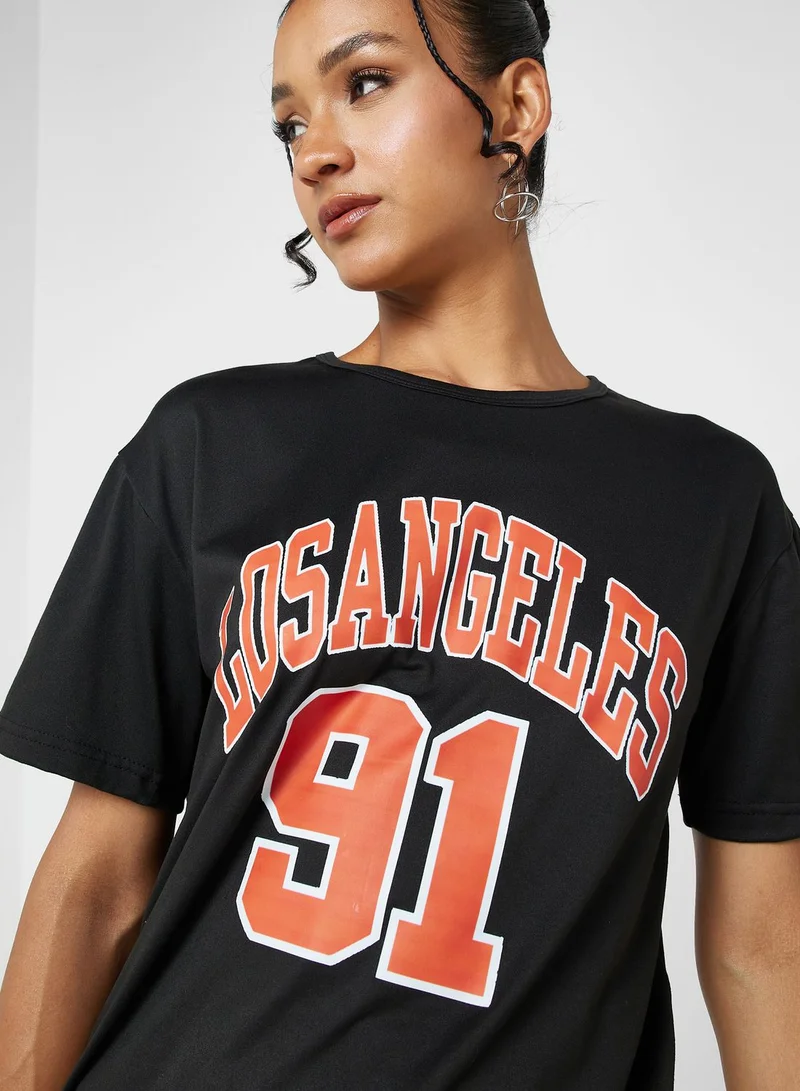 Ginger Oversize Graphic T Shirt