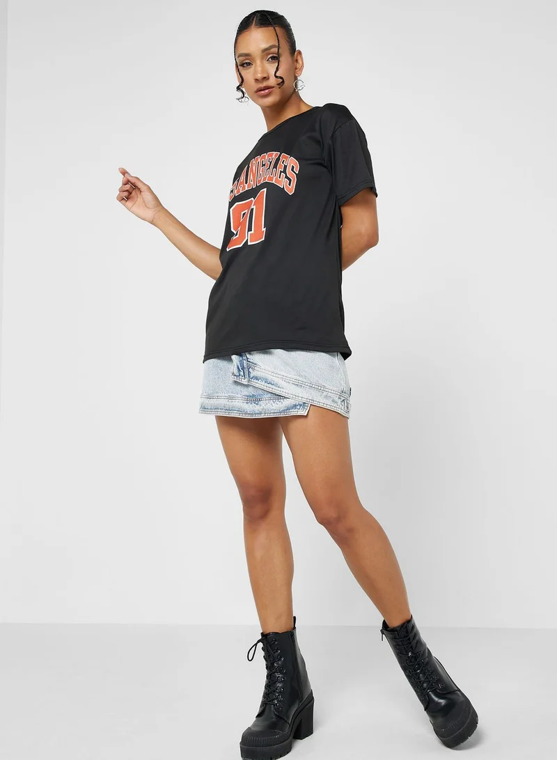 Ginger Oversize Graphic T Shirt