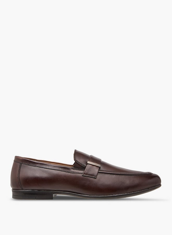LBL by Shoexpress Men Solid Slip-On Loafers  - Image 3