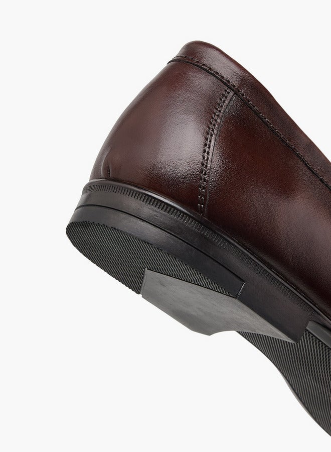 LBL by Shoexpress Men Solid Slip-On Loafers  - Image 5