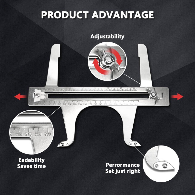 RAMATA Adjusting Brake Shoes and Installing Drum/Brake Resetting Gauge/Brake Reset Meter/Brake Measuring Tool Replaces # 3377 - Image 4